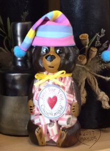 Подарочный сервис "Просто ТАК". Заказать сладости в баночке Мишка.