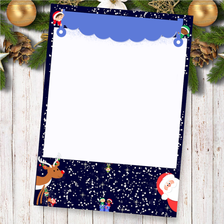 Завантажити бланк для написання листа від Санта Клауса