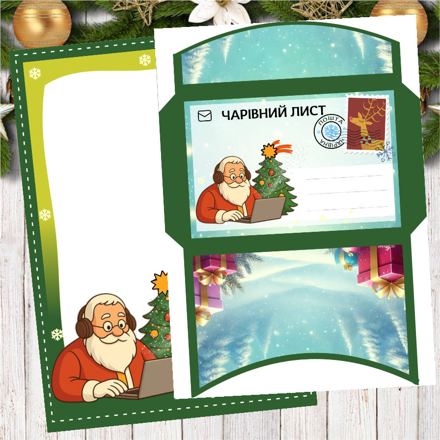 Завантажити новорічні бланки